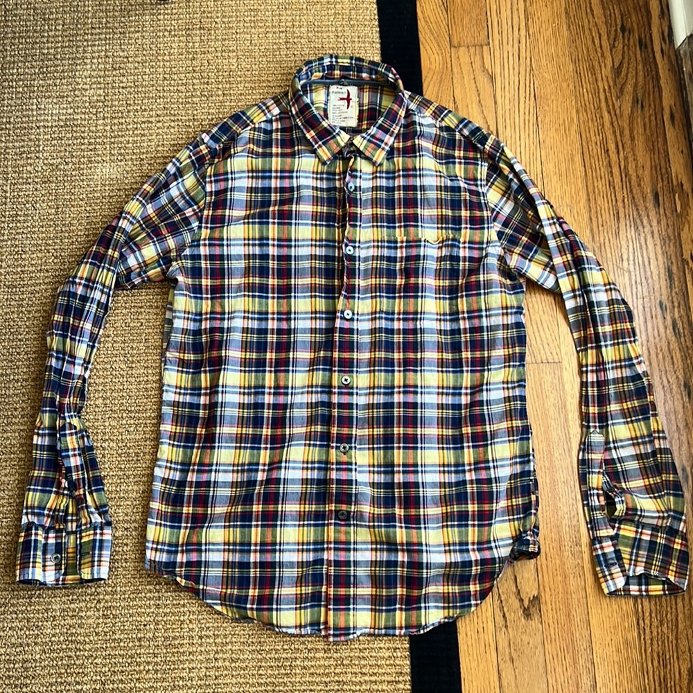 Relwen [Size: M] Multi-Color Button Down Shirt